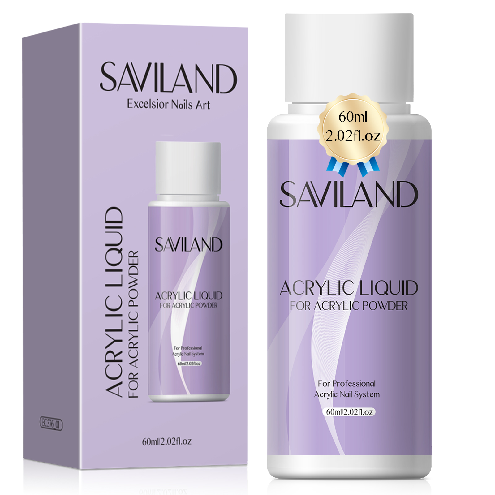 Nail Art Emas - SAVILAND Acrylic Liquid Monomer 60ml EMA