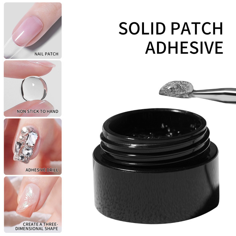 3pcs/set Solid Nail Tips Gel S - Nail Gel Polish Set 评论和价格