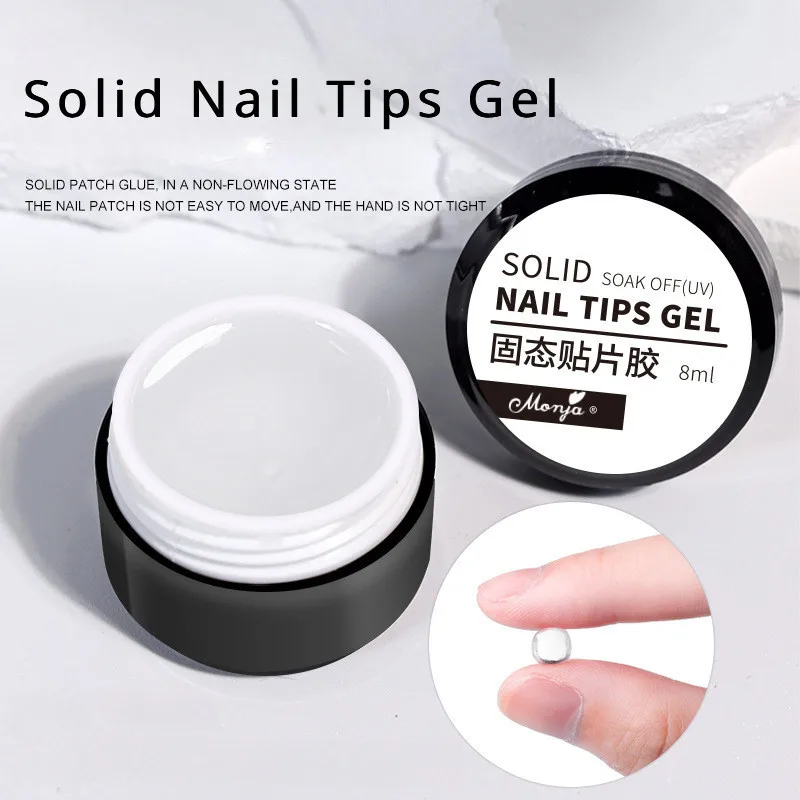 3pcs/set Solid Nail Tips Gel S - Nail Gel Polish Set 评论和价格