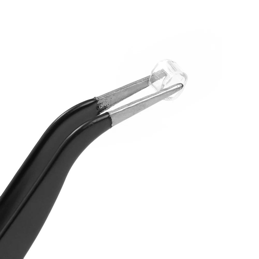 10PCS Curved Tip Eyelash Exten - Nail Extension Form 评论和价格