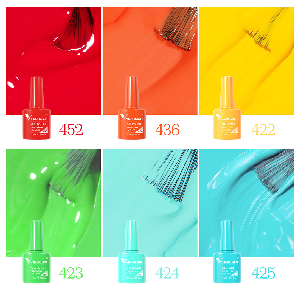 VENALISA 60 Color Gel Nail Pol - Nail Art One Piece 评论和价格