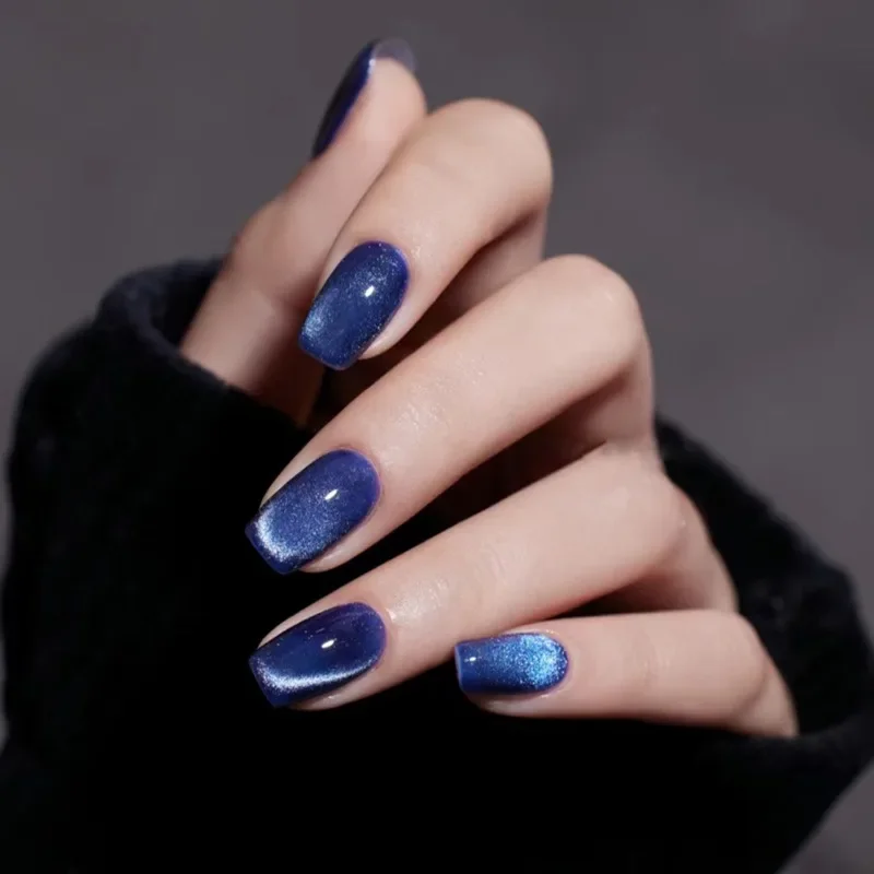 24 Pcs Fingernails Cat Eye Fak - Nail Art Pink Cat Eye 评论和价格