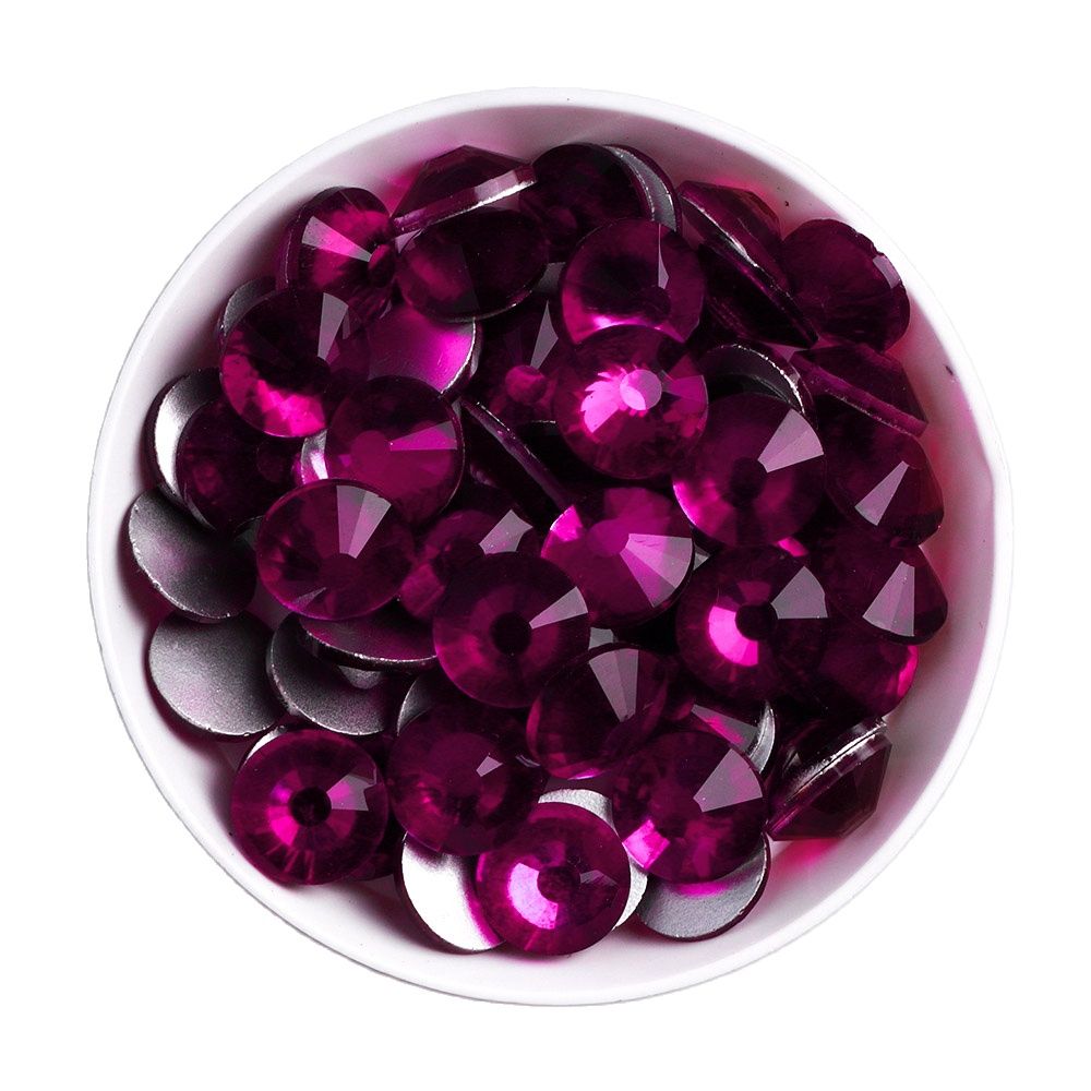 Fuchsia Bright SS3-SS50 Glass  - Nail Art Fuchsia 评论和价格