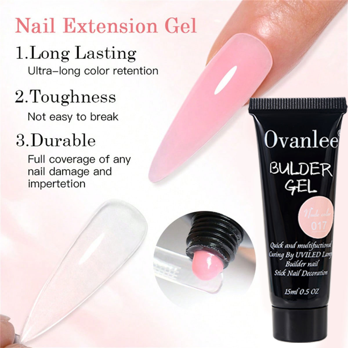 Ovanlee 18-Piece Nail Builder  - Nail Extension Form 评论和价格