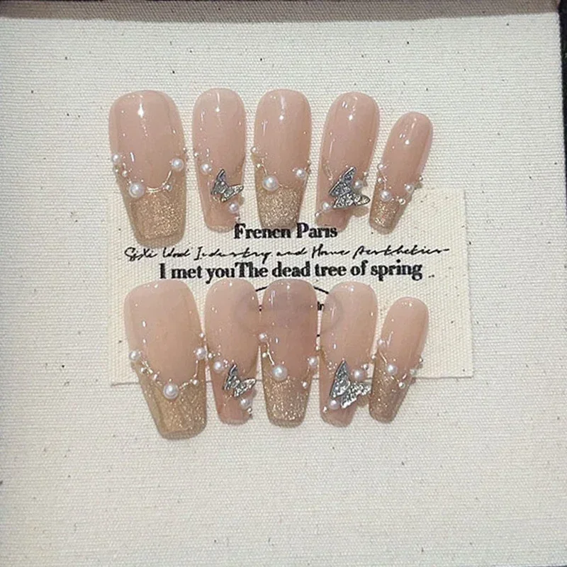 10pcs Cute Handmade Cat Eye Po - Nail Art Pink Cat Eye 评论和价格