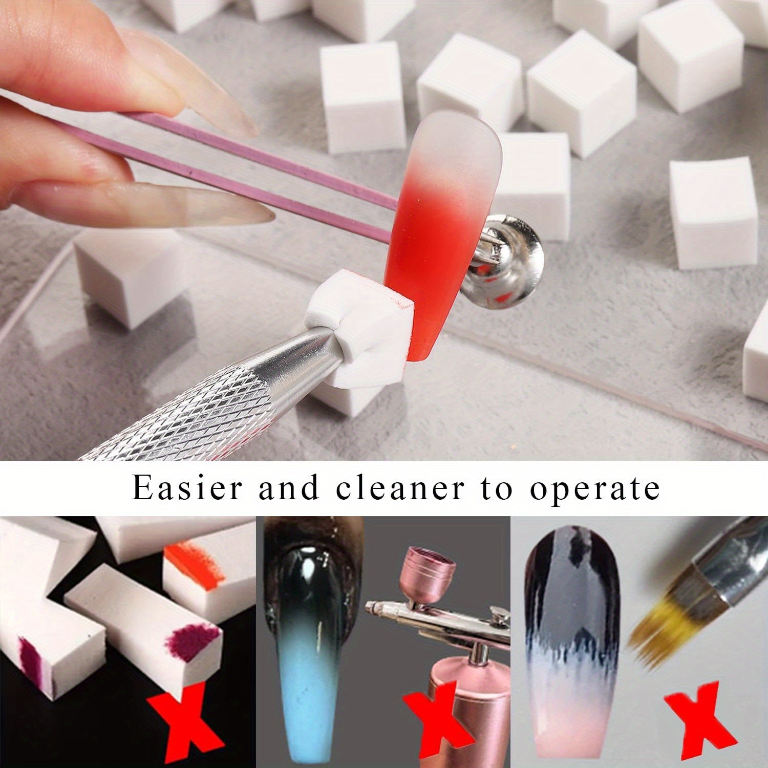 1/50/100Pcs Square Nail Art Sp - Nail Gel Polish Set 评论和价格