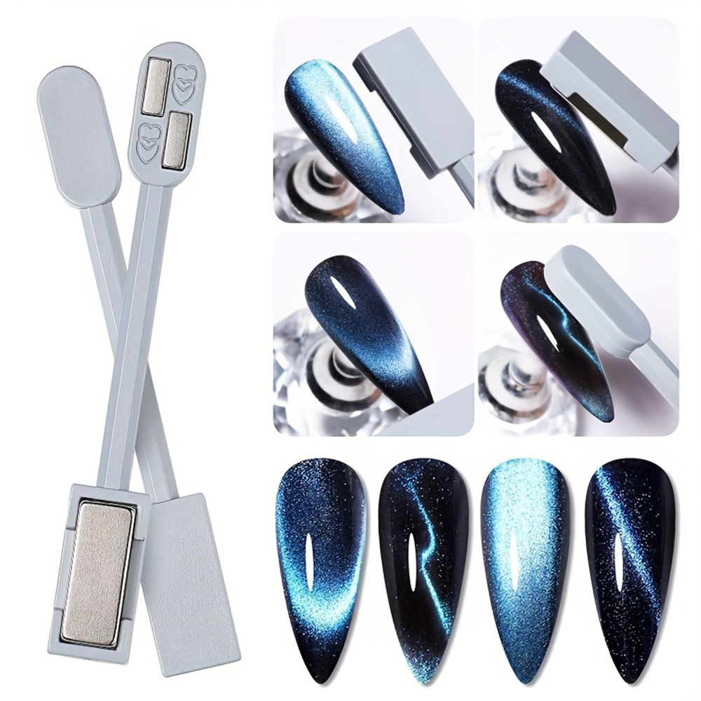 1/2Pcs Cat Eye Magnet Set for  - Nail Gel Polish Set 评论和价格