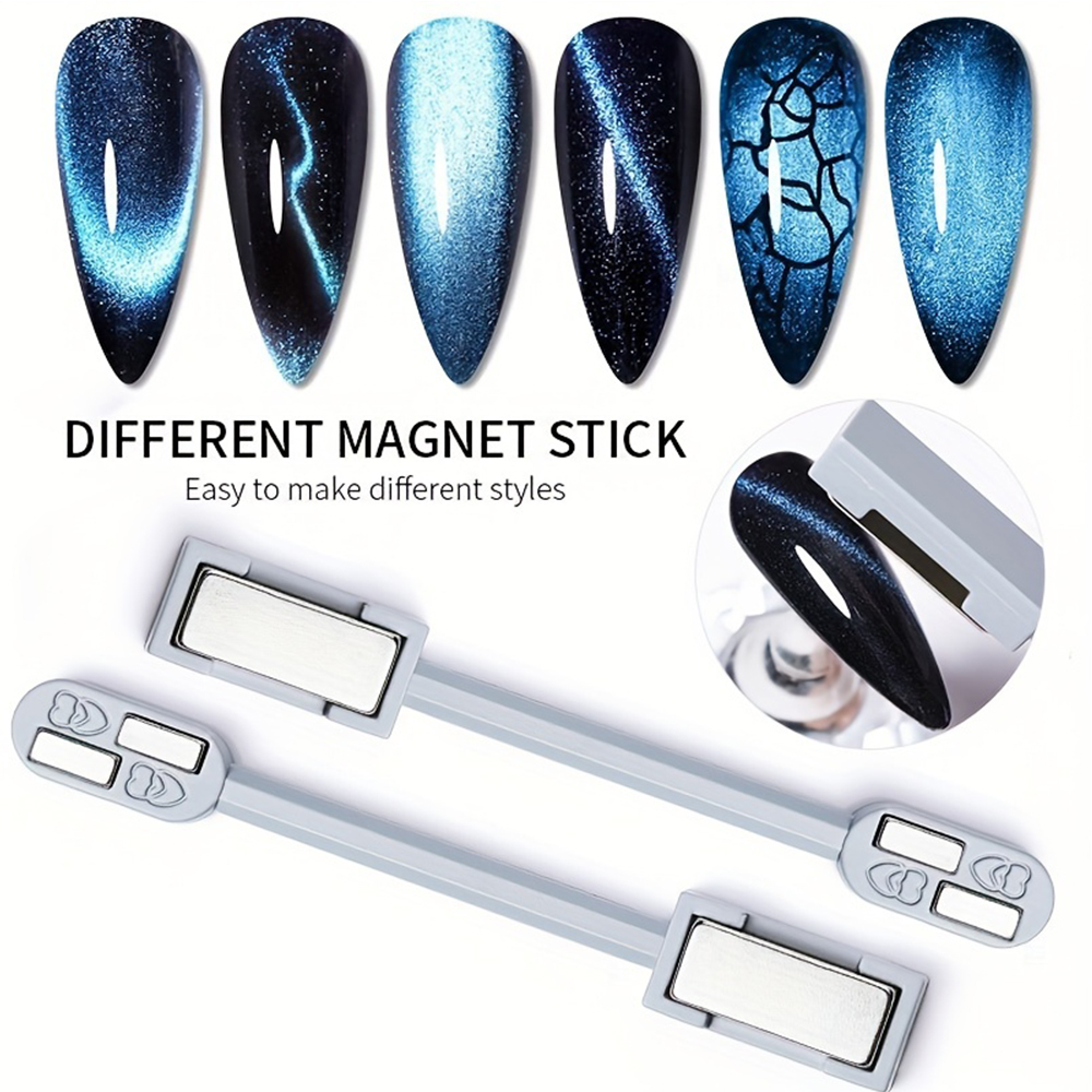 1/2Pcs Cat Eye Magnet Set for  - Nail Gel Polish Set 评论和价格