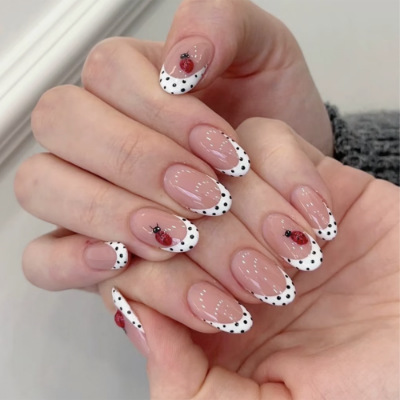 24Pcs Almond False Nails Sets  - Press On Nail Set 评论和价格
