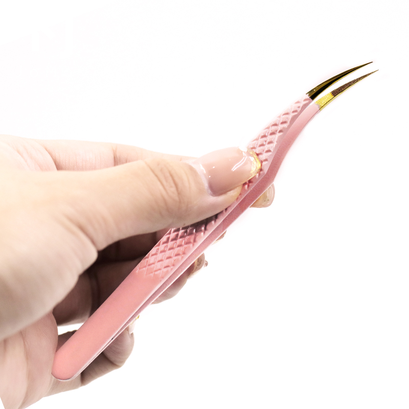 1pc Fiber Tip Tweezers Stainle - Nail Extension Form 评论和价格