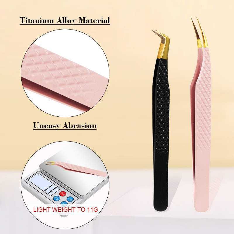 1pc Fiber Tip Tweezers Stainle - Nail Extension Form 评论和价格