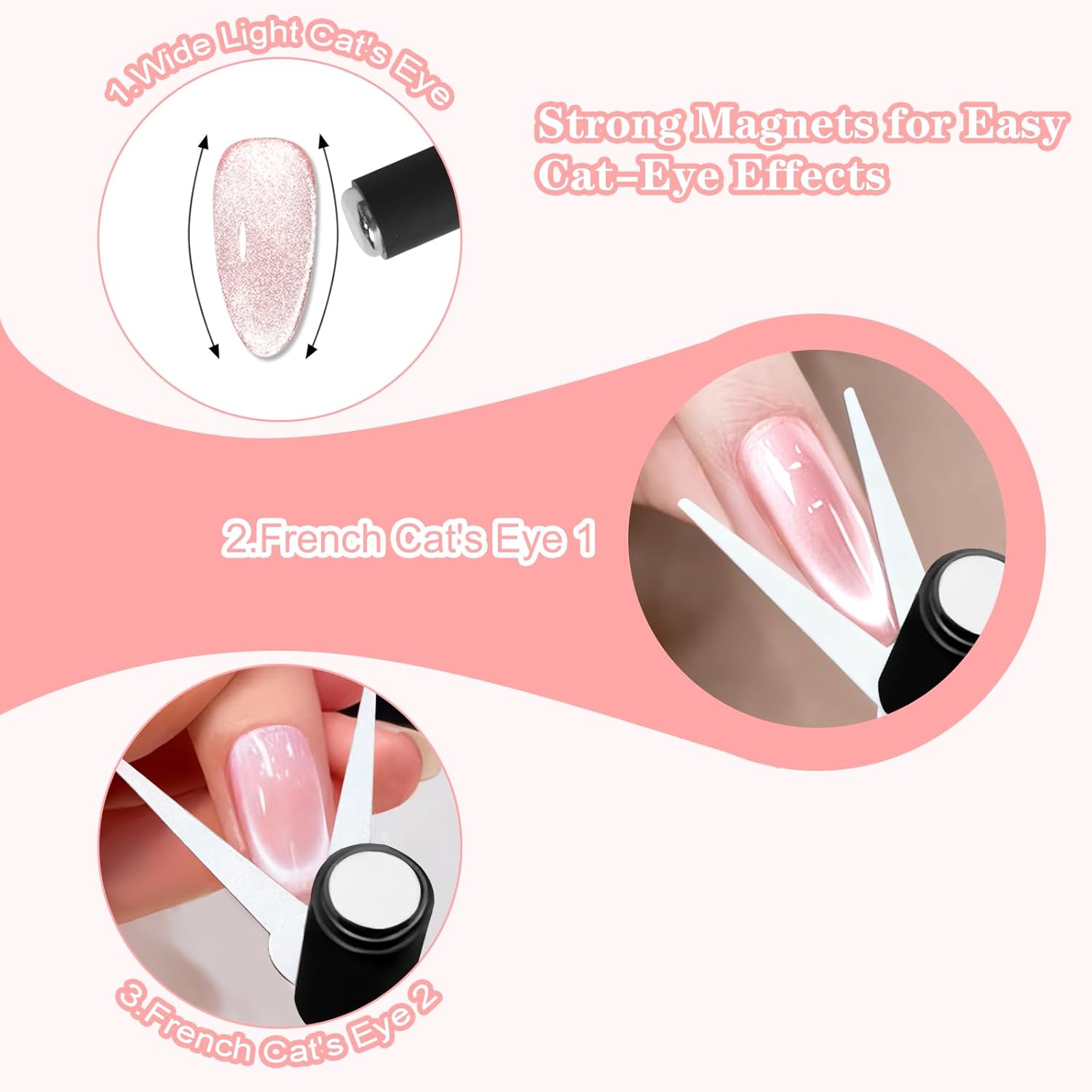 Double Headed Nails Magnet Fre - Nail Gel Polish Set 评论和价格