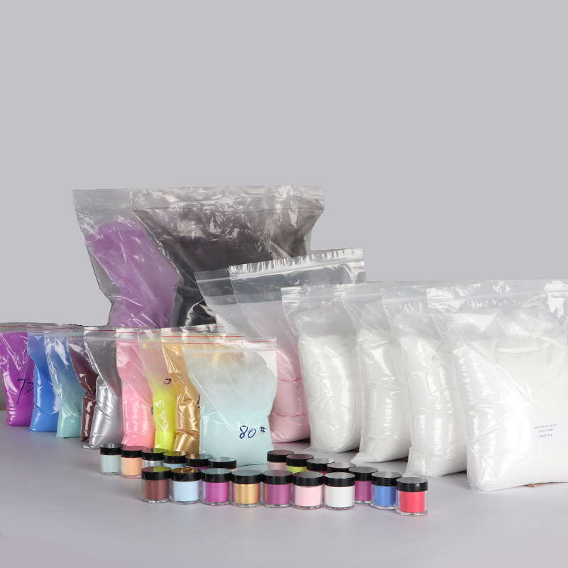 1000g White Clear Pink Nail Ac - Nail Art Emas 评论和价格