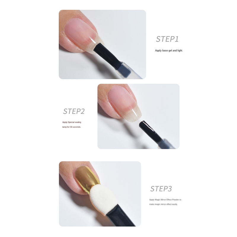 Matte Gel Top Coat, 15ml Powde - Nail Art Chrome 评论和价格