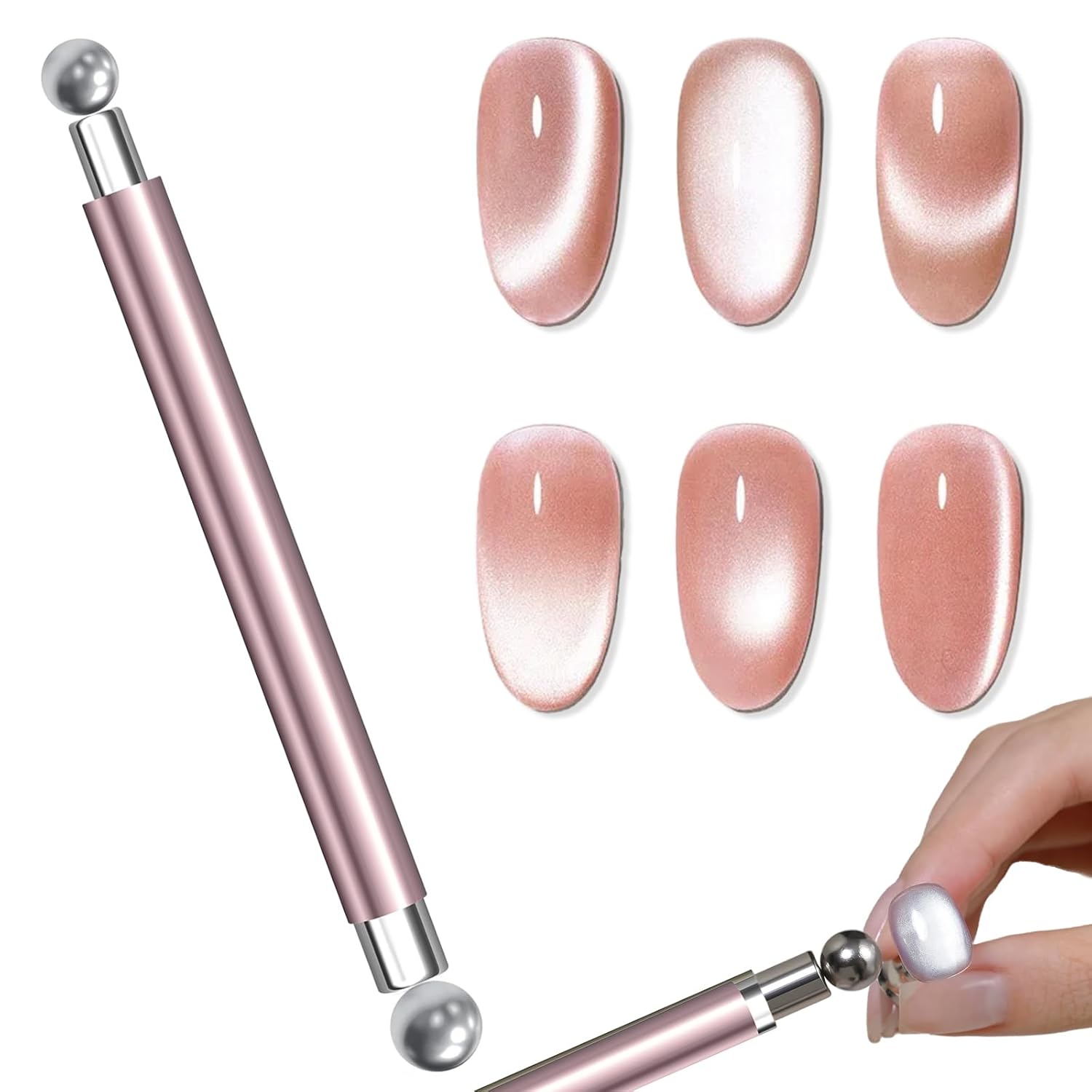 Cat Eye Magnetic Ball With Nai - Nail Gel Polish Set 评论和价格