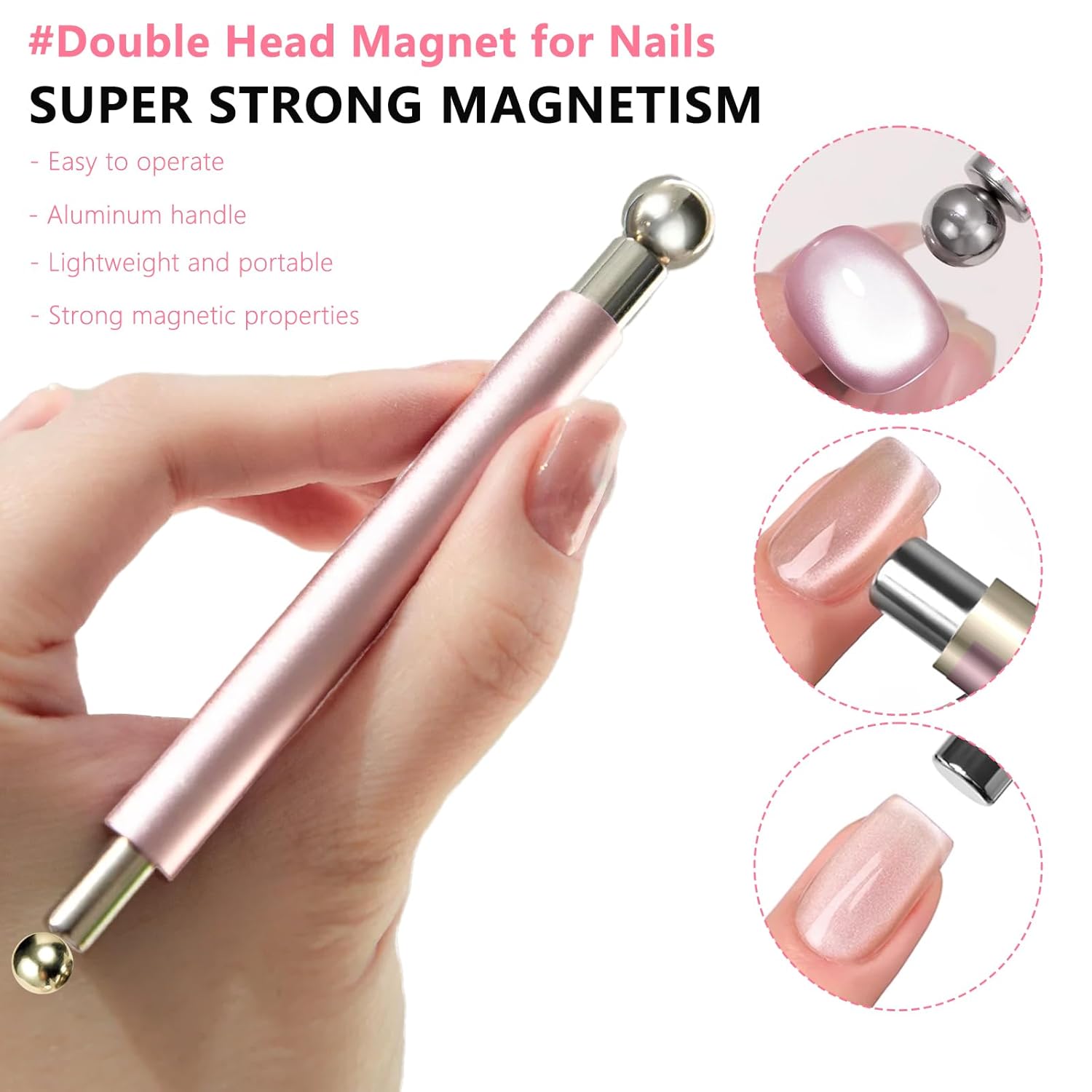 Cat Eye Magnetic Ball With Nai - Nail Gel Polish Set 评论和价格