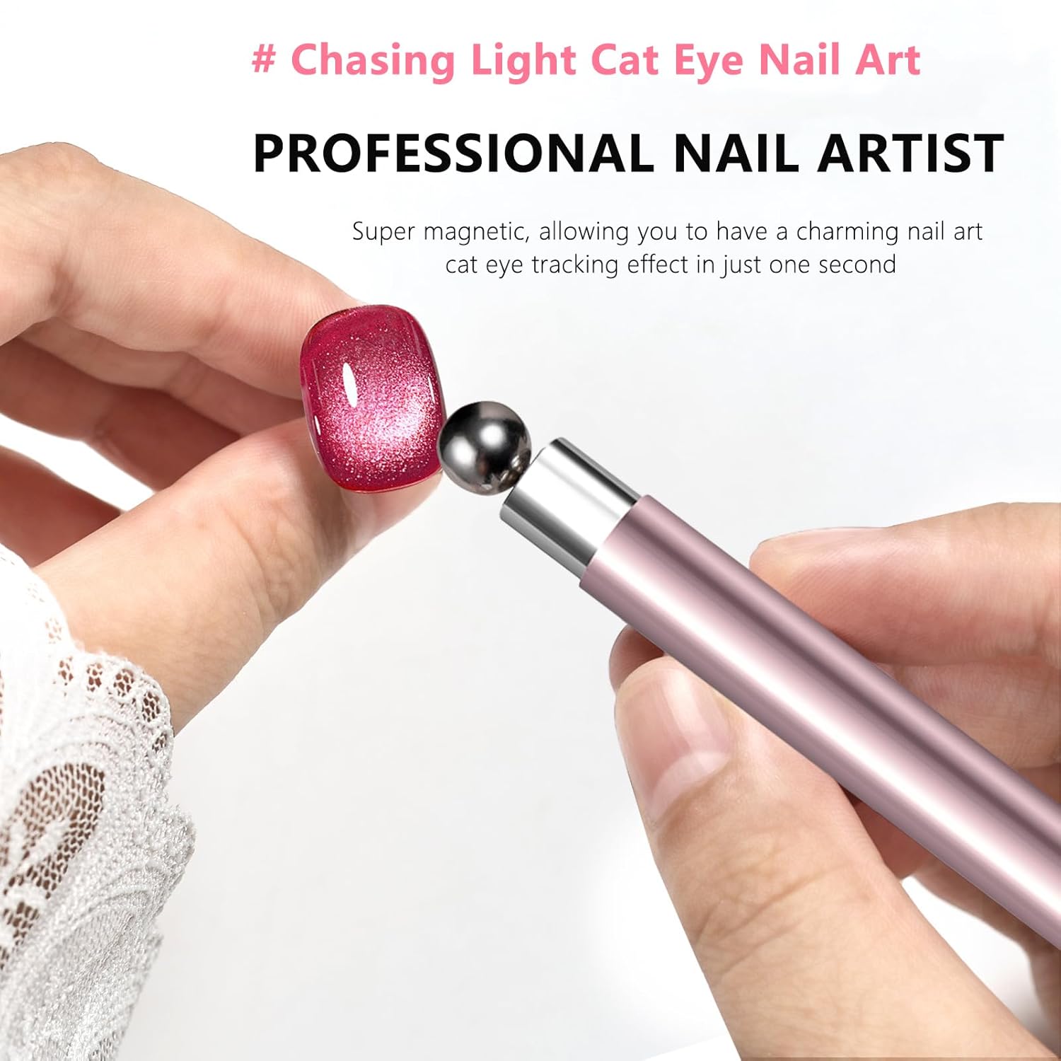 Cat Eye Magnetic Ball With Nai - Nail Gel Polish Set 评论和价格