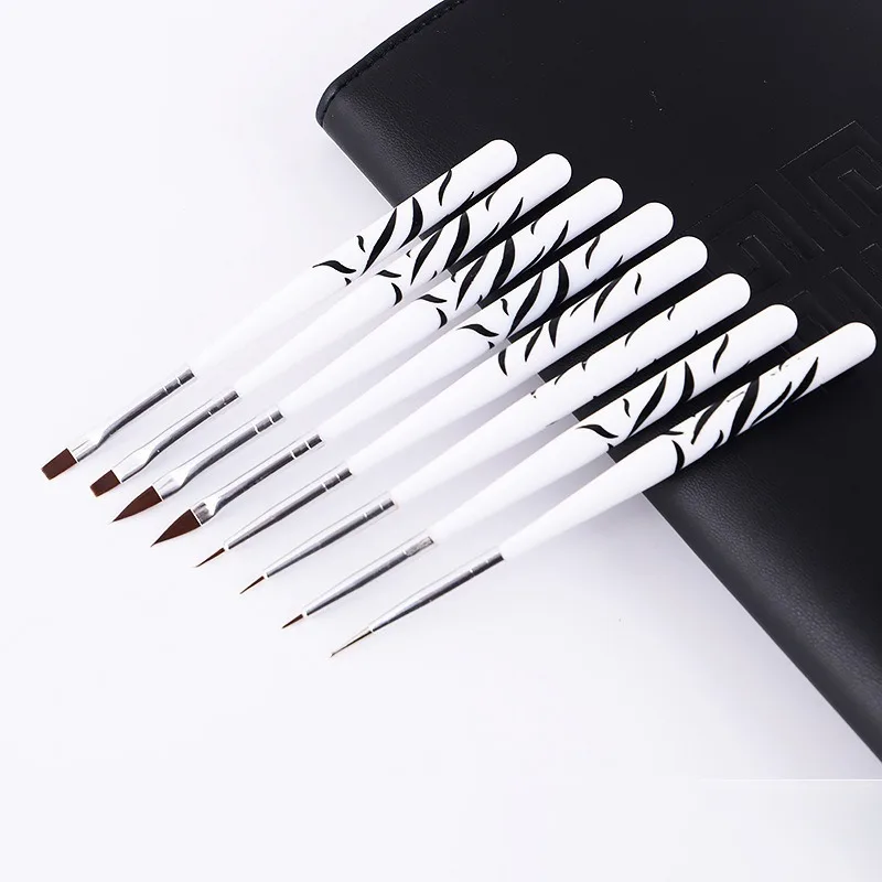 Nail Art Brush Ombre Brushes U - Nail Gel Polish Set 评论和价格