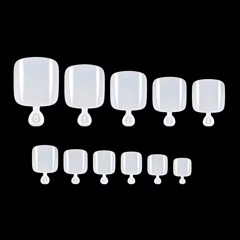 100pcs/Box French Tip Press-On - Press On Nail Set 评论和价格