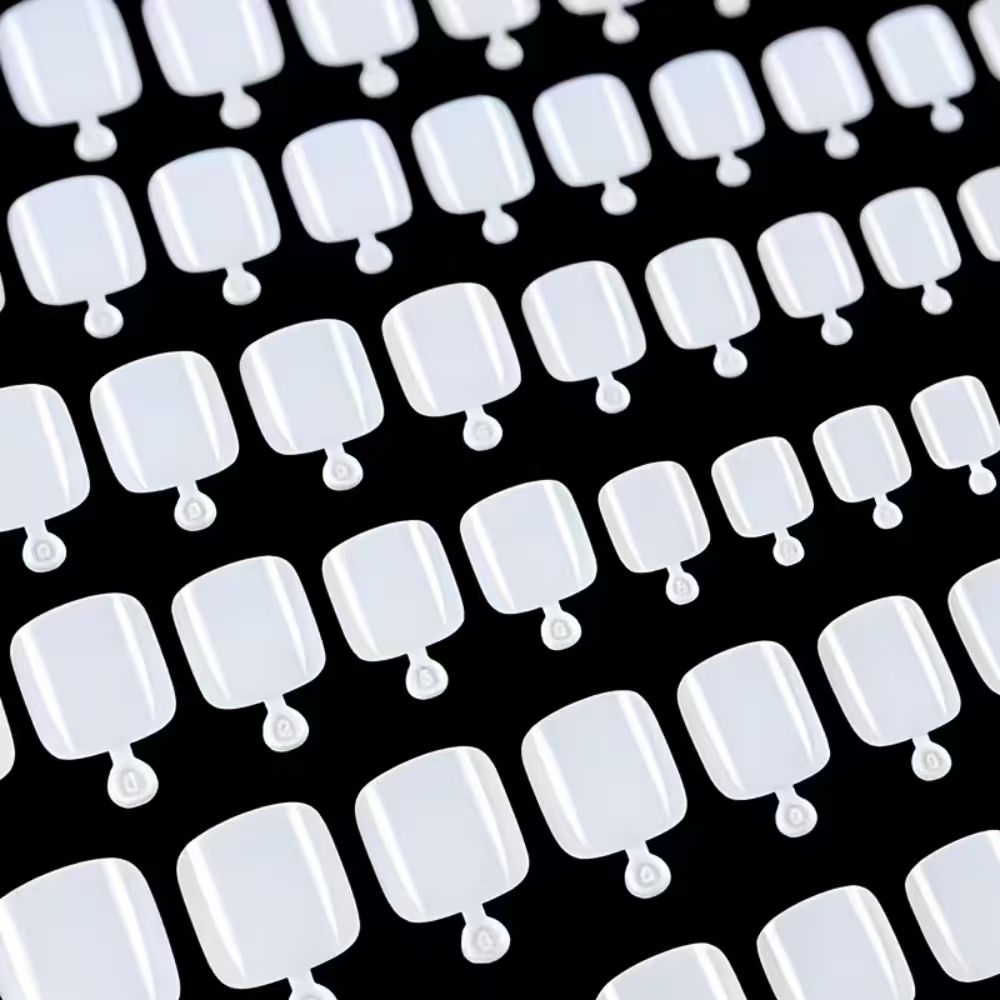 100pcs/Box French Tip Press-On - Press On Nail Set 评论和价格