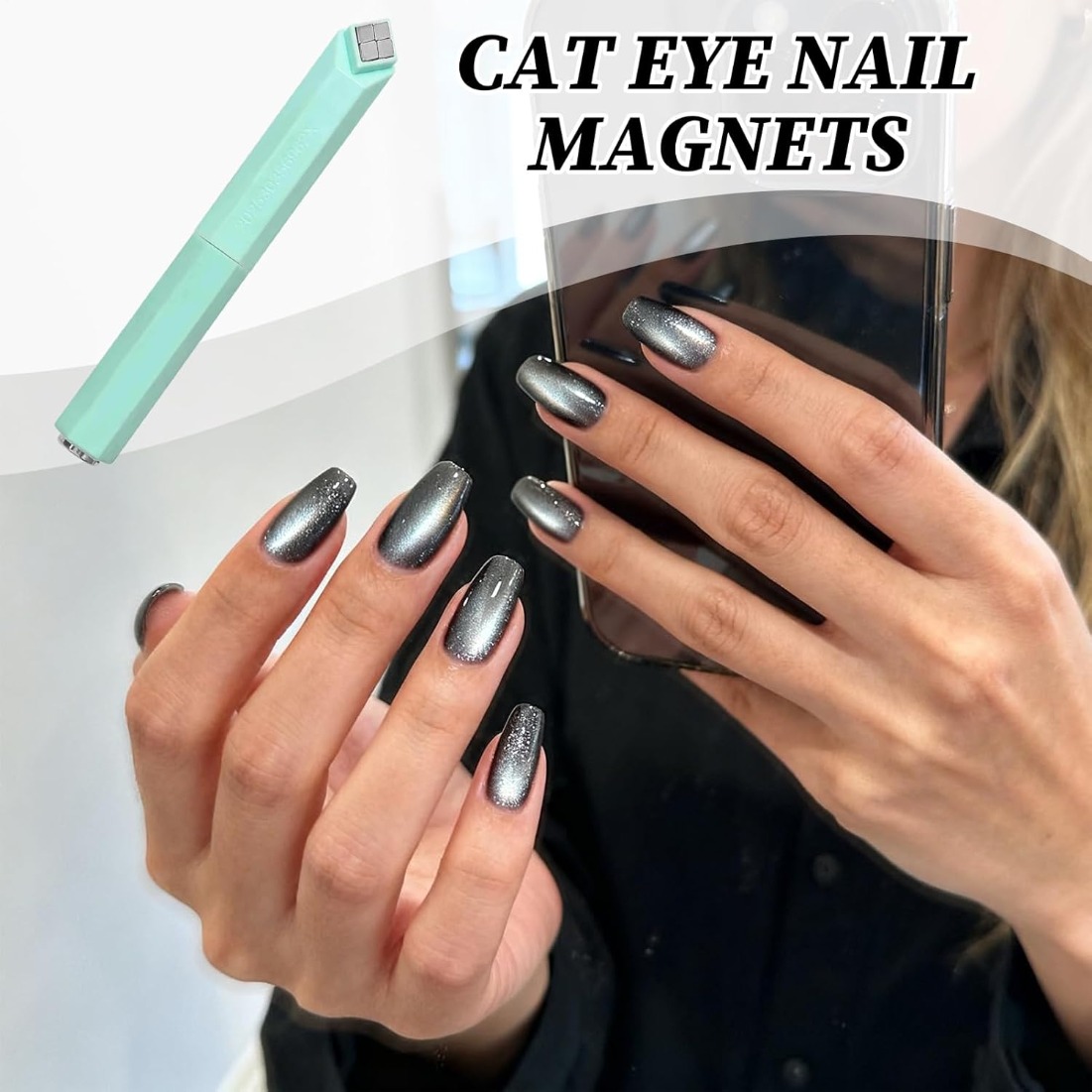4-in-1 Diamond Shape Nail Magn - Nail Gel Polish Set 评论和价格