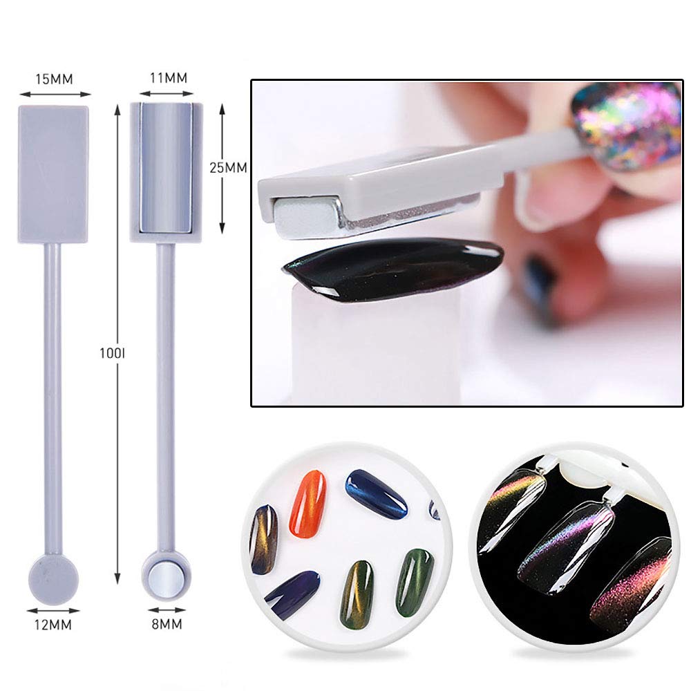 YIKOOLIN 3D Cat Eyes Magnet Ma - Nail Gel Polish Set 评论和价格