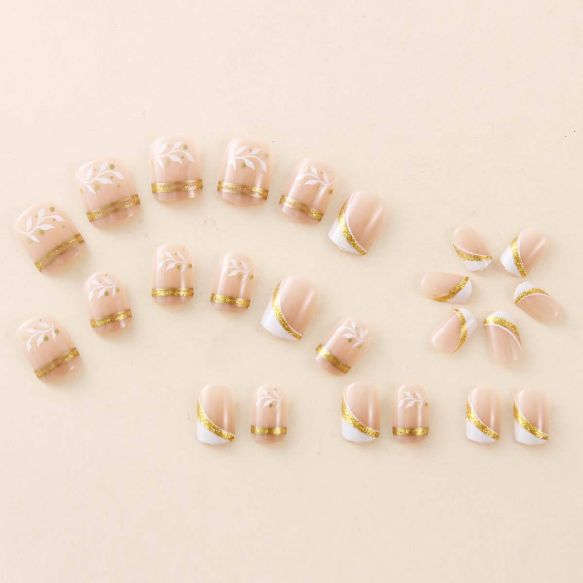 Short Medium fake nails for wo - Press On Nail Set 评论和价格