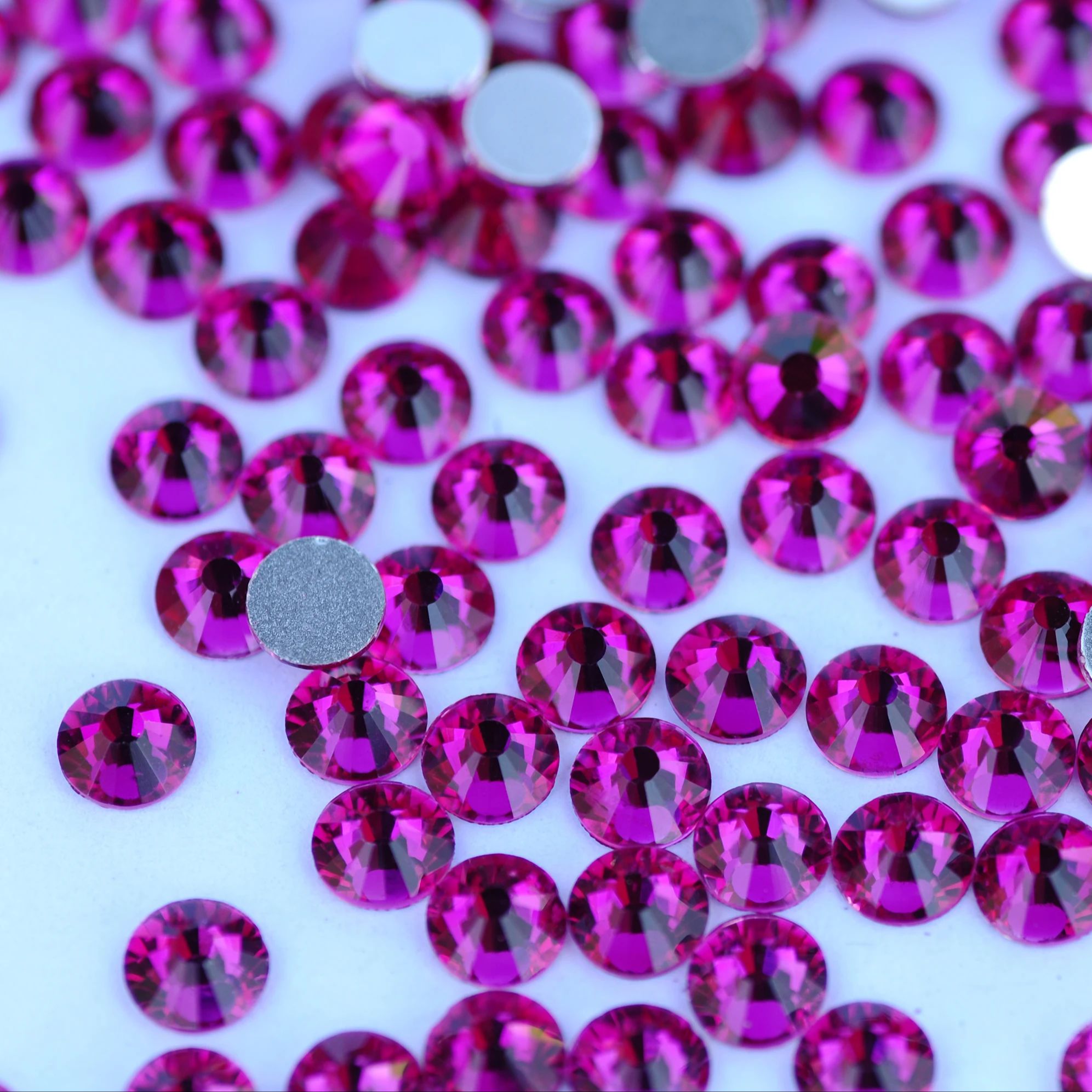 5A Fuchsia Purple Glitter Stra - Nail Art Fuchsia 评论和价格