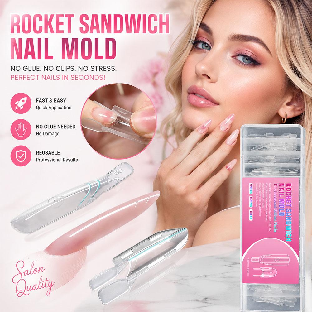 Dual Forms Nail Extension Mold - Nail Extension Form 评论和价格