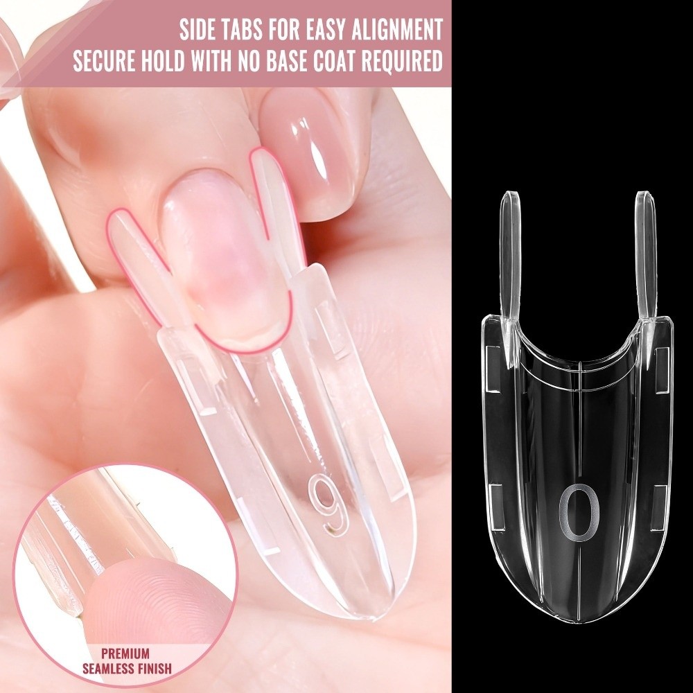 120pcs Rocket Shape Sandwich D - Nail Extension Form 评论和价格