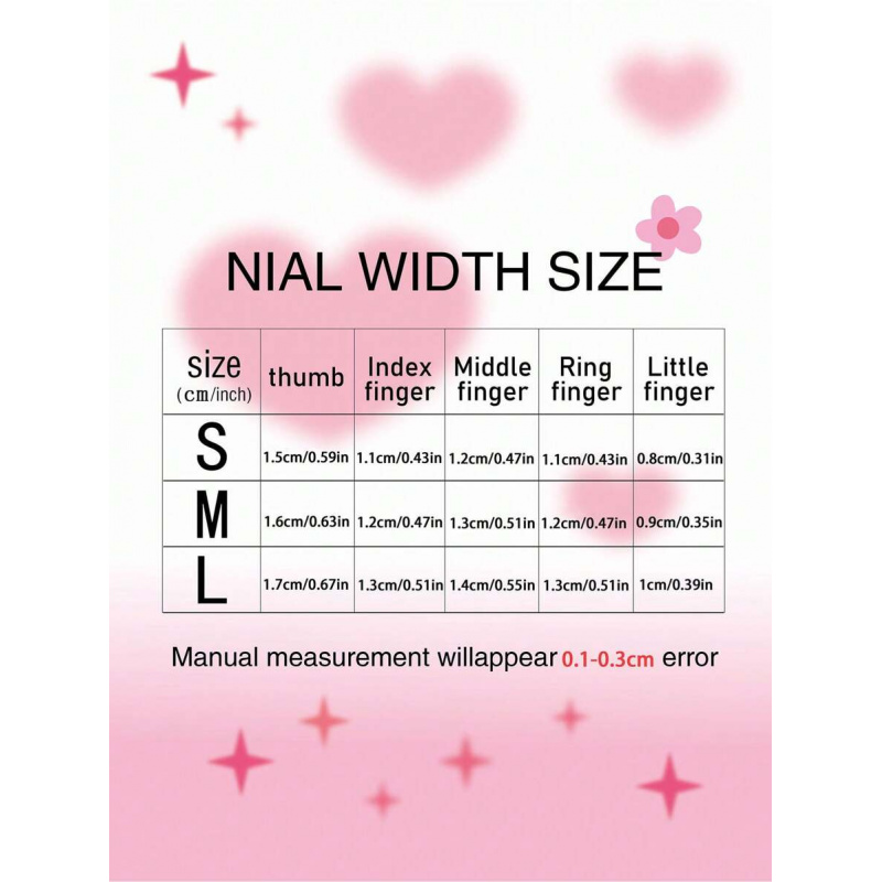 10pcs handmade pink press on n - Nail Art Pink Cat Eye 评论和价格