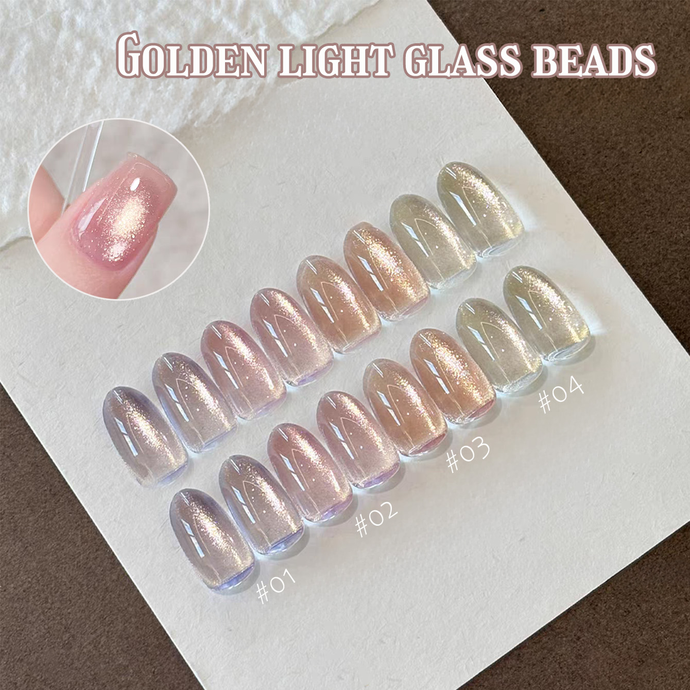 1pcs TC Pink Golden Eye Gel Na - Nail Art Pink Cat Eye 评论和价格