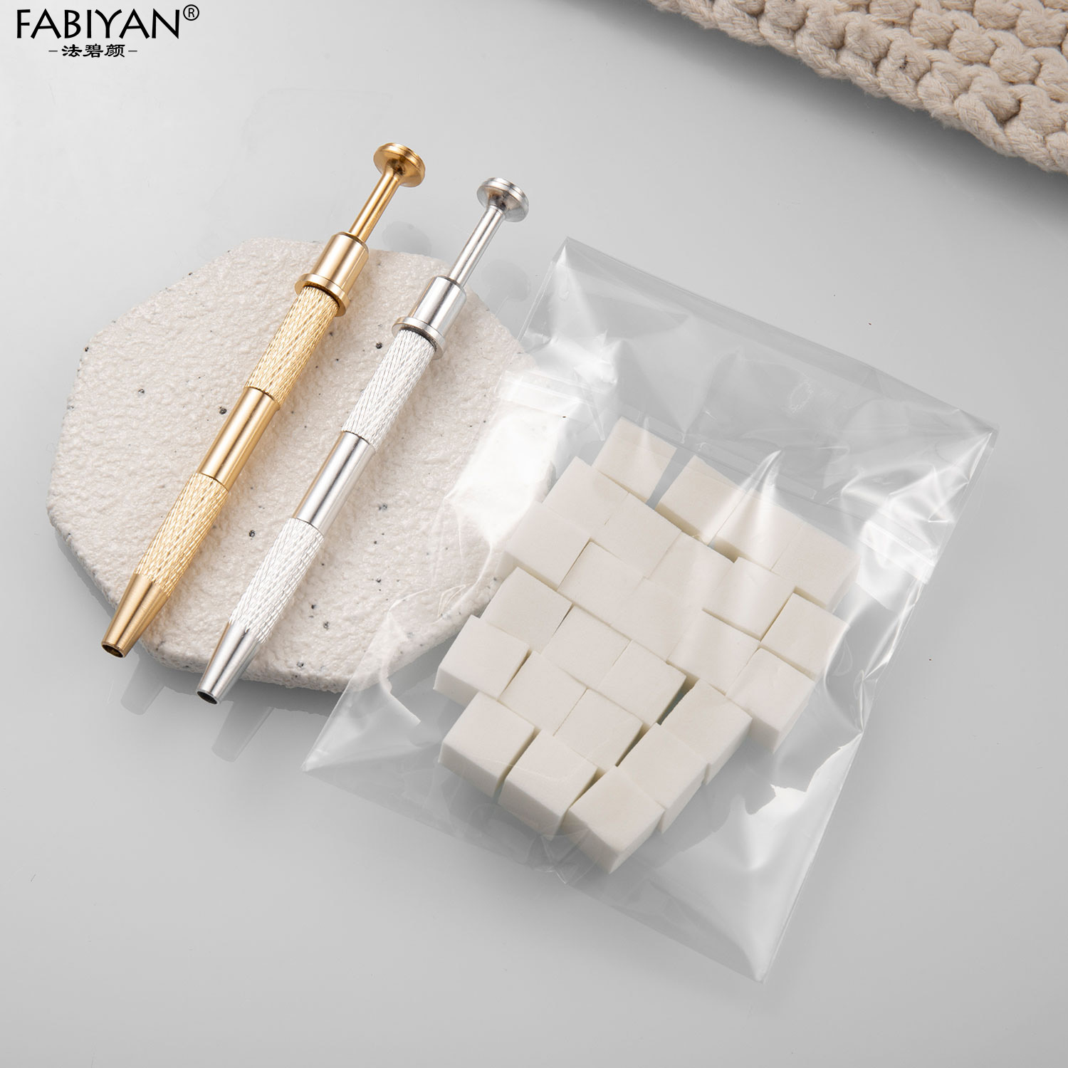 50Pcs Mini Sponge Gradient Nai - Nail Art Glossy 评论和价格