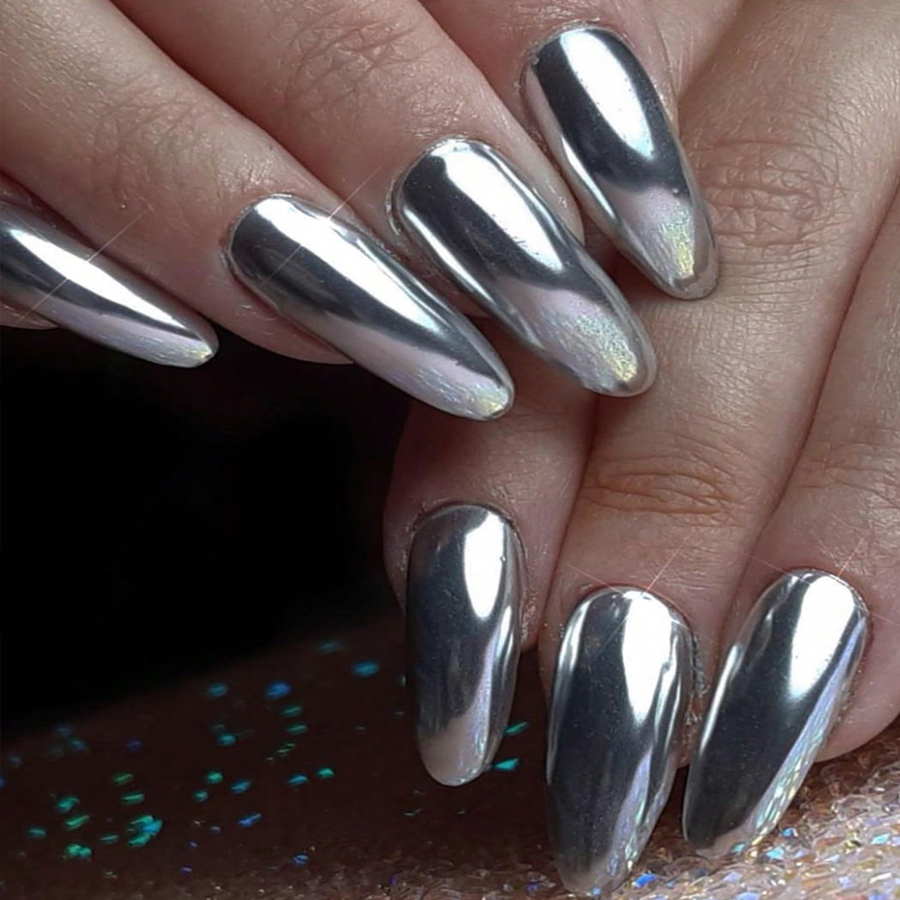 Mirror Metal Gel Nail Polish w - Nail Art Chrome 评论和价格
