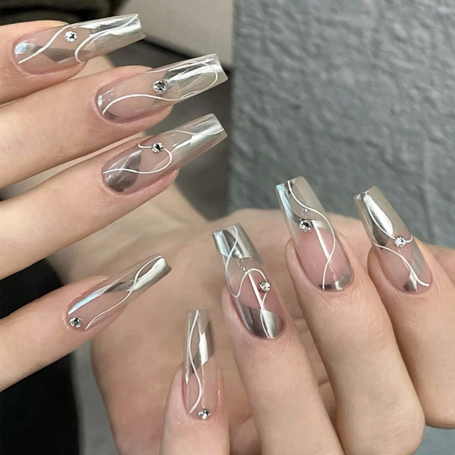 Mirror Metal Gel Nail Polish w - Nail Art Chrome 评论和价格