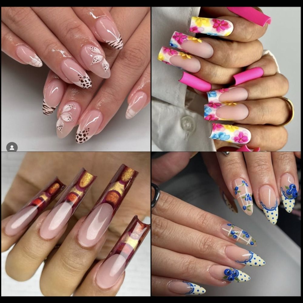 140PCS 14 Sizes French Nail Du - Nail Extension Form 评论和价格