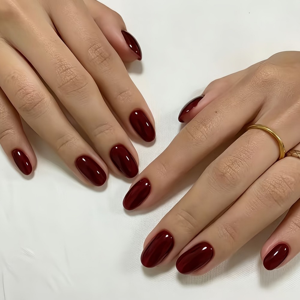 24PCS Milky White Press on Nai - Press On Nail Set 评论和价格