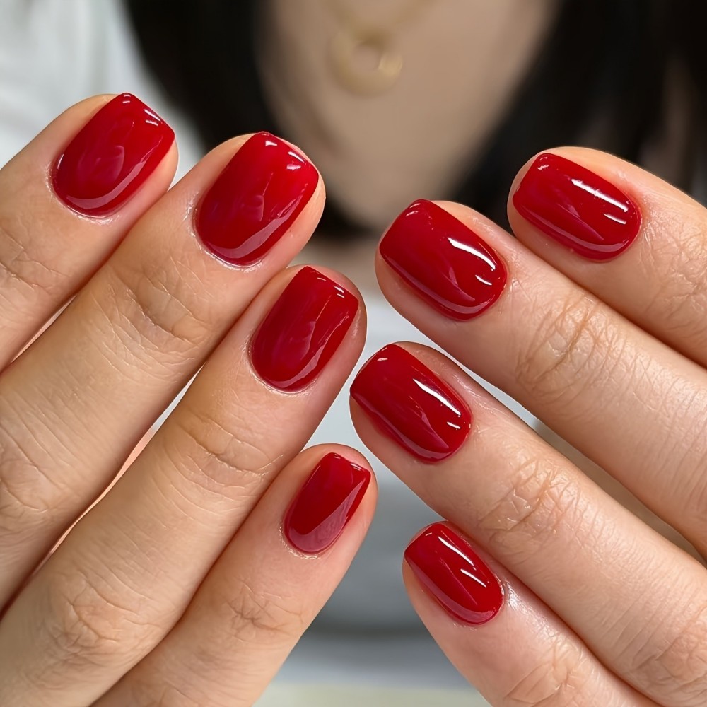 24PCS Milky White Press on Nai - Press On Nail Set 评论和价格