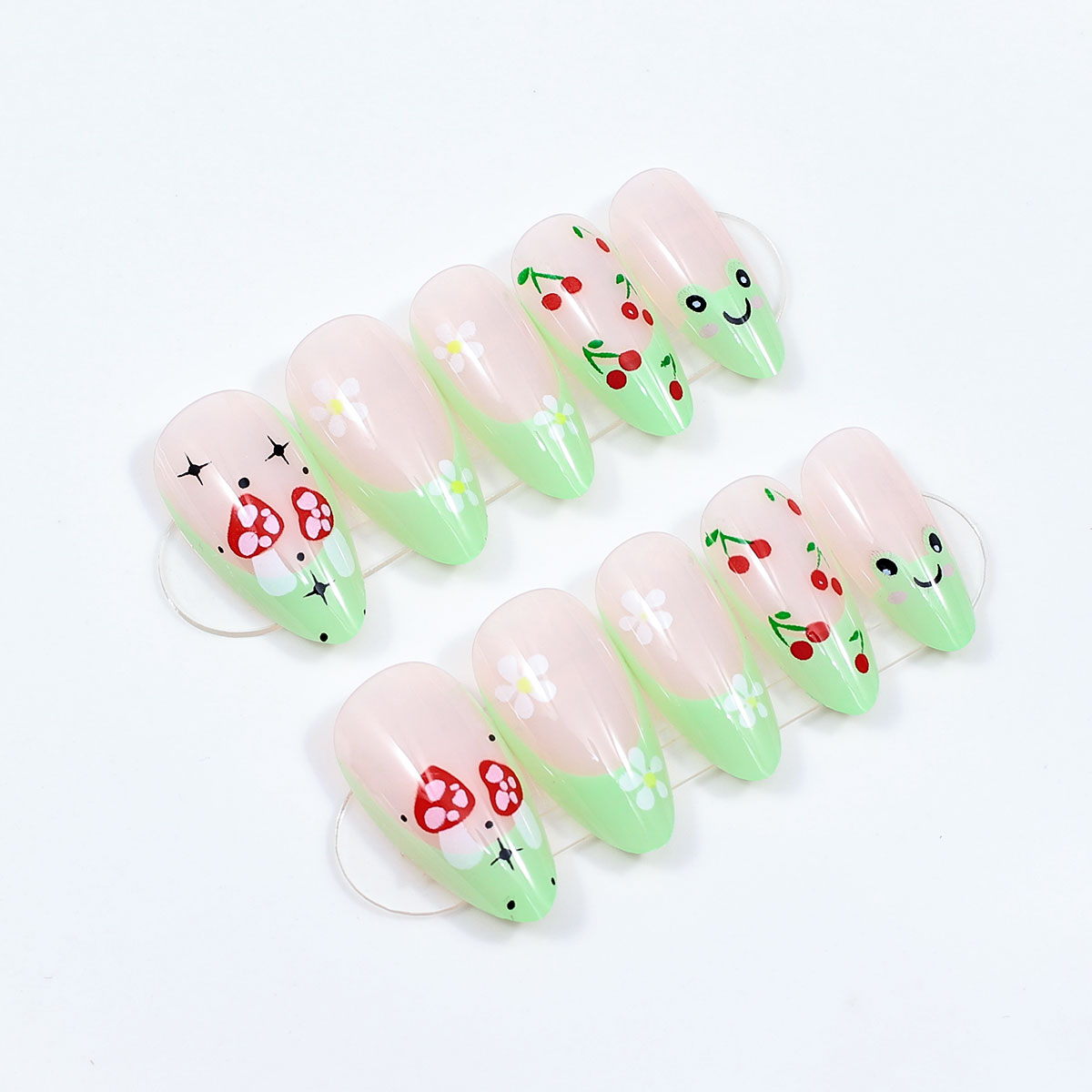Lovely Cherry Press on Nails F - Press On Nail Set 评论和价格